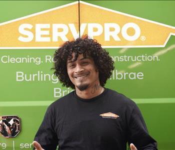 Andrew Covarrubias, team member at SERVPRO of Burlingame, Millbrae