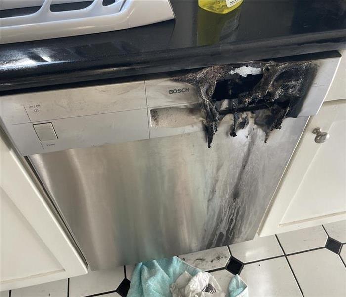 Burnt dishwasher