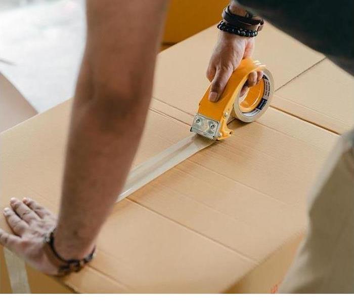 Tapping a box